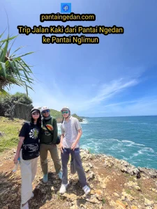 Trip Jalan kaki ke Puncak pantai Nglimun Hub. WA 085200311103