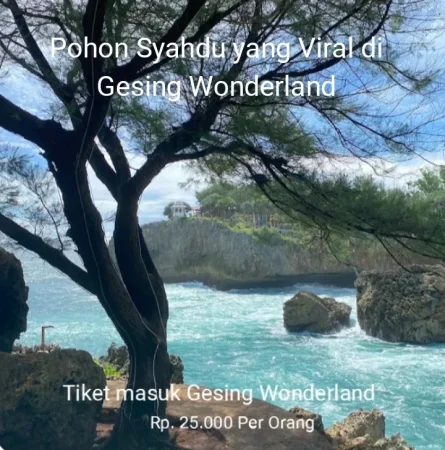Pohon Viral di Gesing Wonderland